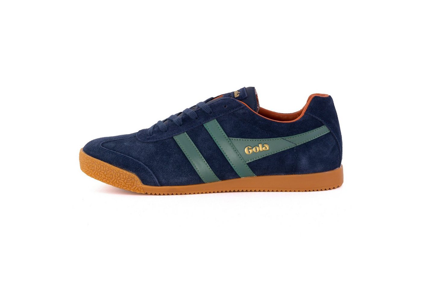 Gola Schuhe Gola Harrier Suede, G 41, F navy/sage/orange Sneaker von Gola