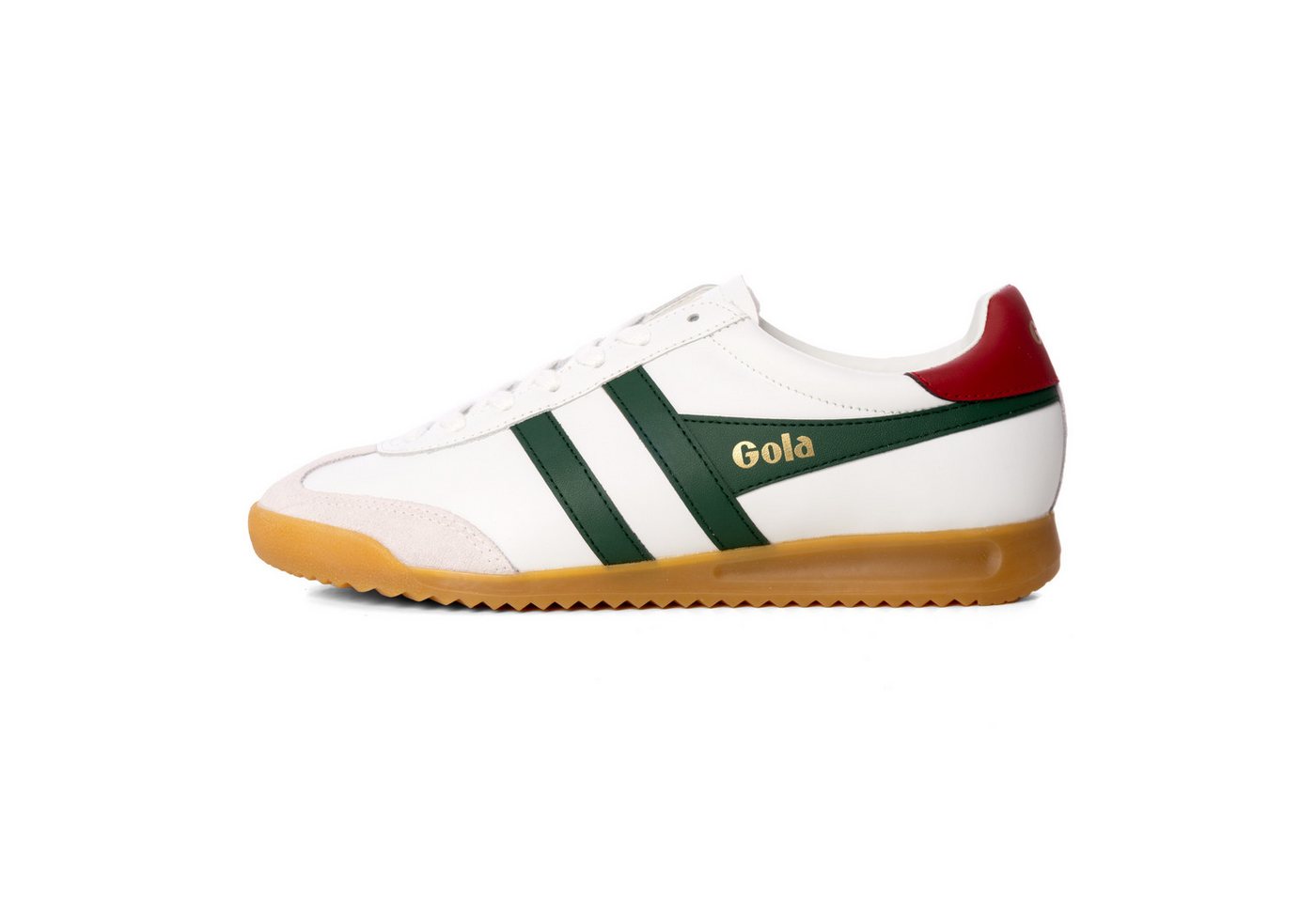 Gola Schuhe Gola Torpedo Leather, G 41, F white/green/red Sneaker von Gola