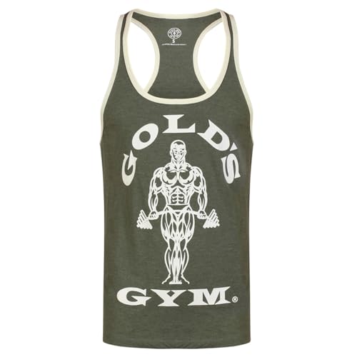 Gold's Gym, Muscle Joe Contrast Vest, Tank Top, Herren, Grün, XL von Gold's Gym