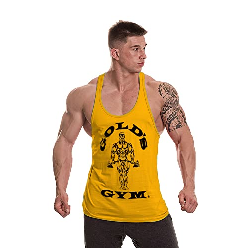 Goldsgym Muscle Joe Premium Tank Top - gelb, S von Gold's Gym