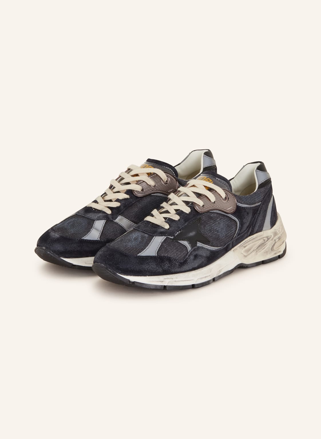 Golden Goose Sneaker Running Dad blau von Golden Goose