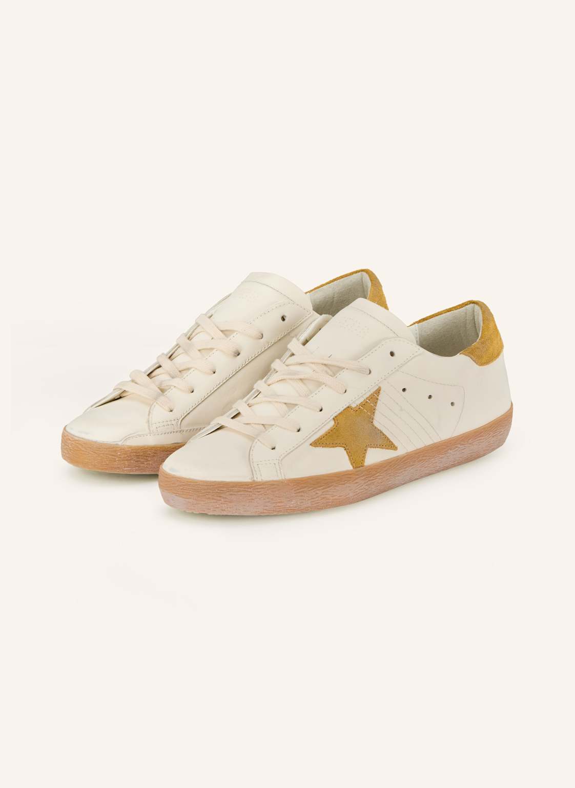Golden Goose Sneaker Super-Star beige von Golden Goose