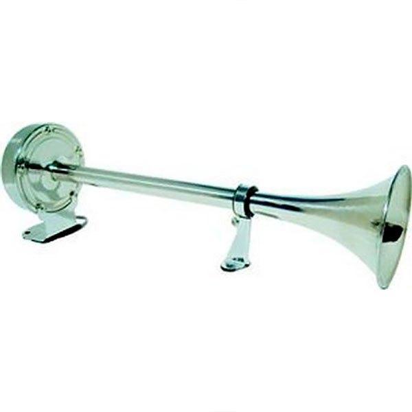 Goldenship 12v Electric Trumpet Horn Silber 40 cm von Goldenship
