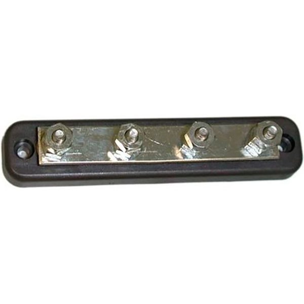 Goldenship 150a 48v Dc Common Busbar With 4 Terminals Schwarz 31 x 152 mm von Goldenship