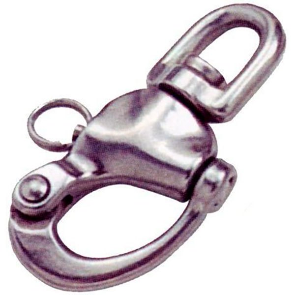 Goldenship Swivel Snap Shackle 10 Units Silber 128 mm von Goldenship