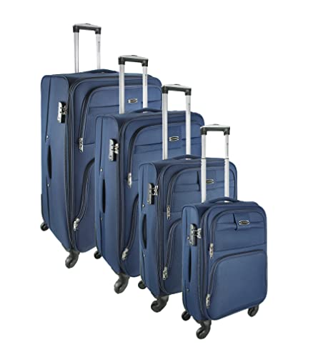 Goldhofer® Reisekoffer Set in 4 Größen und 4 Farben (Blau) von Goldhofer