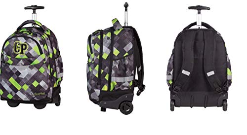 COOLPACK Trolley-Rucksack 36L Schulrucksack mit Rädern 50 x 34 x 16 cm Koffer Handgepäck Reisetasche Für Jungs Mädchen Jugendliche Teenager von Goldkids