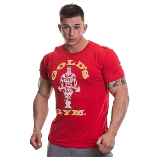 GOLDS GYM Herren T-Shirt, rot, S von Gold's Gym