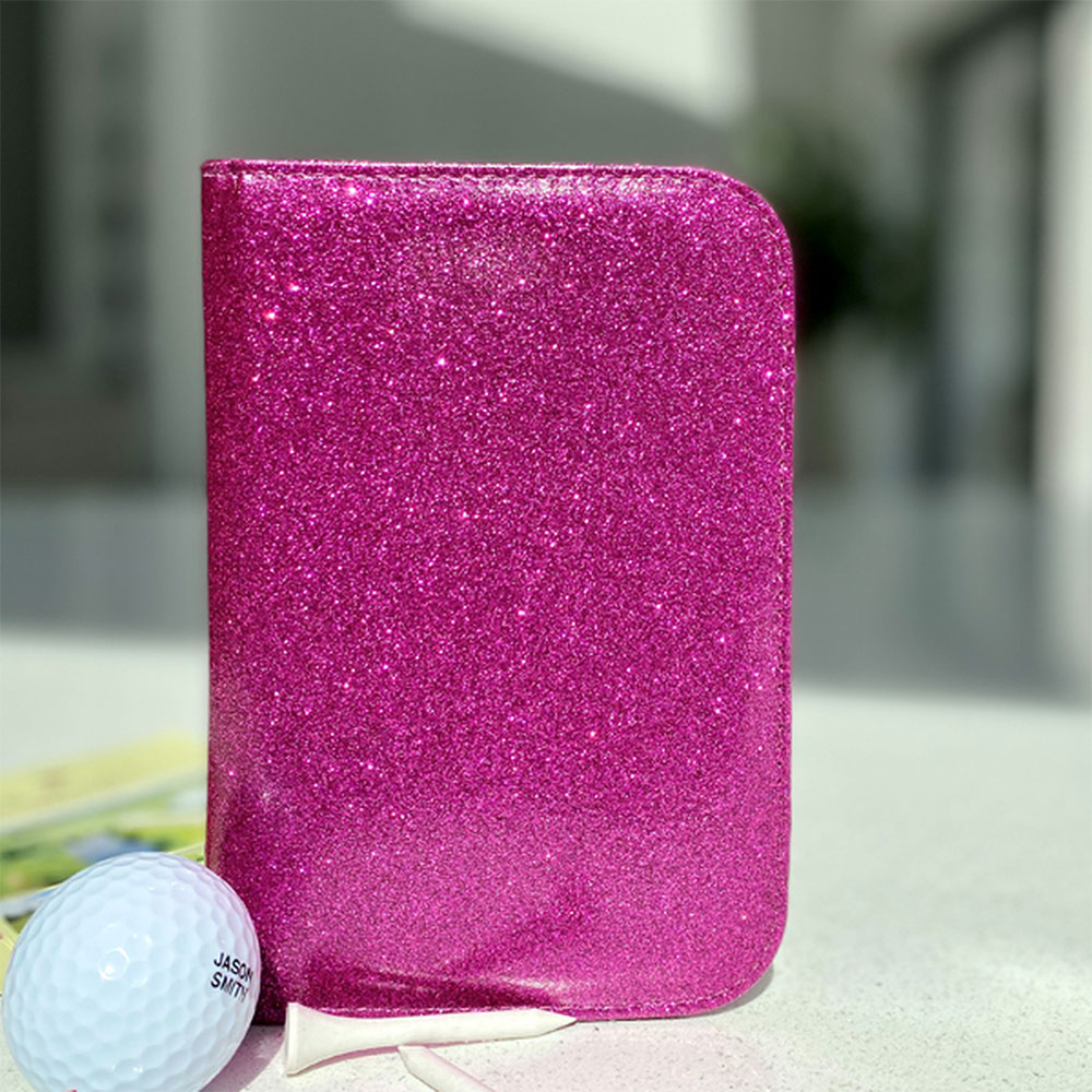 'Ladies ScorekartenhÃ¼lle glitzer pink' von 'Golf und GÃ¼nstig'