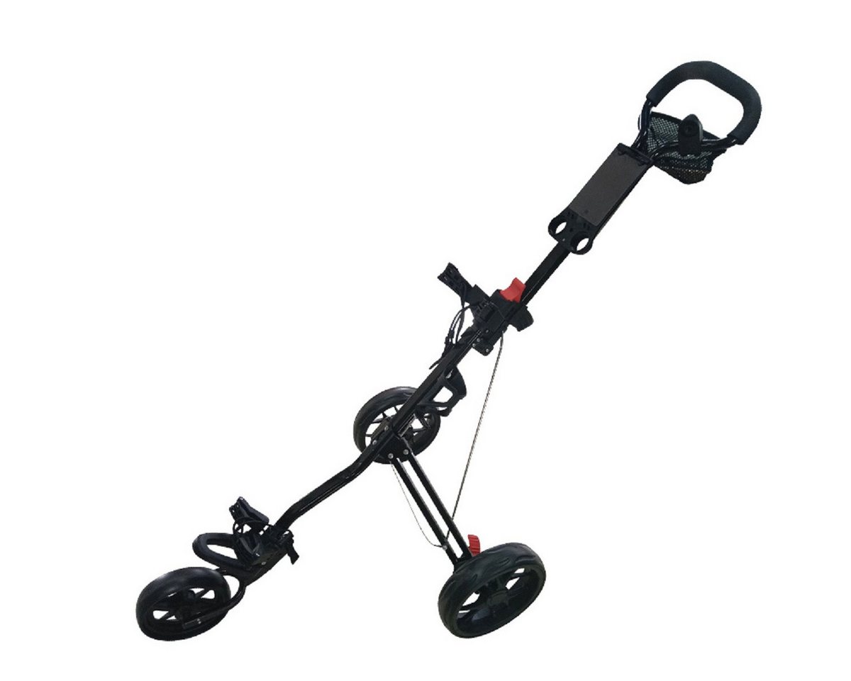 GolfRolfe Golftrolley GolfRolfe 14378 Golf Trolley in schwarz mit schwarzen Reifen von GolfRolfe