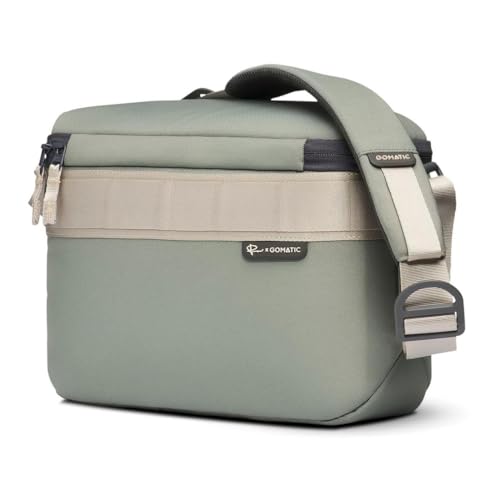 Gomatic Luma Kamera Sling Bag 12L – DSLR & Systemkamera Umhängetasche mit Trennwänden & Schultergurt, Entwickelt mit Peter McKinnon, für Objektive, Drohnen & Zubehör, Wasserabweisend – Salbeifarbe von Gomatic
