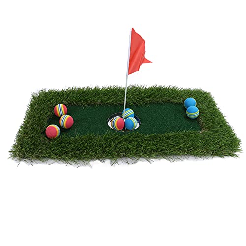 Schwimmende Golfmatte 30 x 60 cm, Mini-Golf-Teppich für drinnen und draußen, 67 x 35 x 8 x cm, Freizeit, Sport von Gonetre