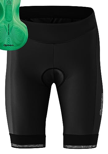 Gonso Damen Shorts SITIVO W, Black/Bright Green, 46, 26150 von Gonso