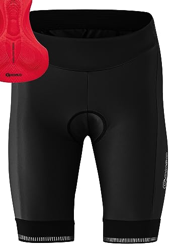 Gonso Sitivo W, Kurze Damen Fahrradhose, Mit Sitivo Comfort Sitzpolster, Hohe Bewegungselastizität und Antirutsch-Silikon-Beingummi, Enganliegende Passform von Gonso