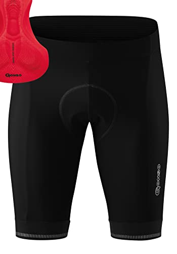 Gonso Herren Sitivo M Fahrradhose, Black / Fire, 4XL EU von Gonso