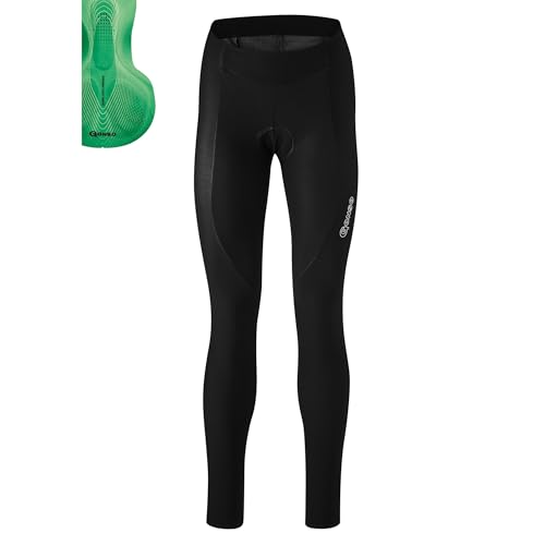 Gonso Sitivo Tight W, Lange Damen Fahrradhose, Mit Sitivo Comfort Sitzpolster, Hohe Bewegungselastizität, Komfortbund und Bein-RV mit Feststeller, Enganliegende Passform von Gonso
