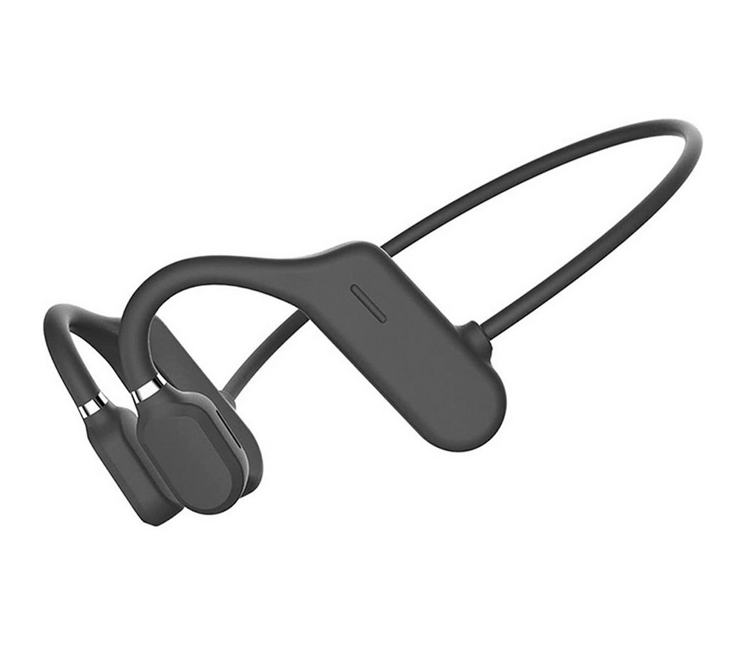 Gontence Bluetooth 5.0 Knochenleitungskopfhörer mit Mikrofon,offenes,kabellos Bluetooth-Kopfhörer (Stereokopfhörer, In-Ear-Kopfhörer zum Joggen,Laufen,Fahren,Radfahren) von Gontence