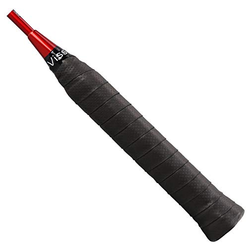 Goodplan Tennis Badmintonschläger Anti Slip und Absorbent Grip Badmintonschläger Griffband Schwarz 1 Stücke von Goodplan