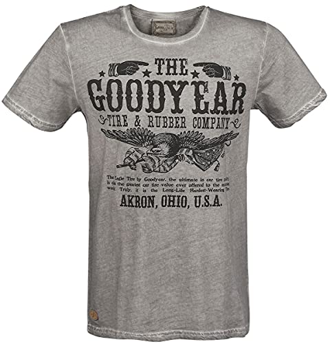 Goodyear Kokomo Männer T-Shirt anthrazit XXL 100% Baumwolle Biker, Rockabilly, Rockwear, Streetwear von Goodyear
