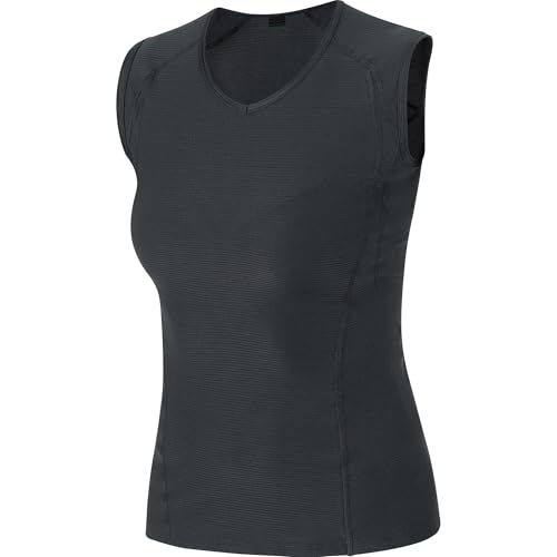 GOREWEAR M Damen Base Layer Shirt Ärmellos, Black, XS von GORE WEAR