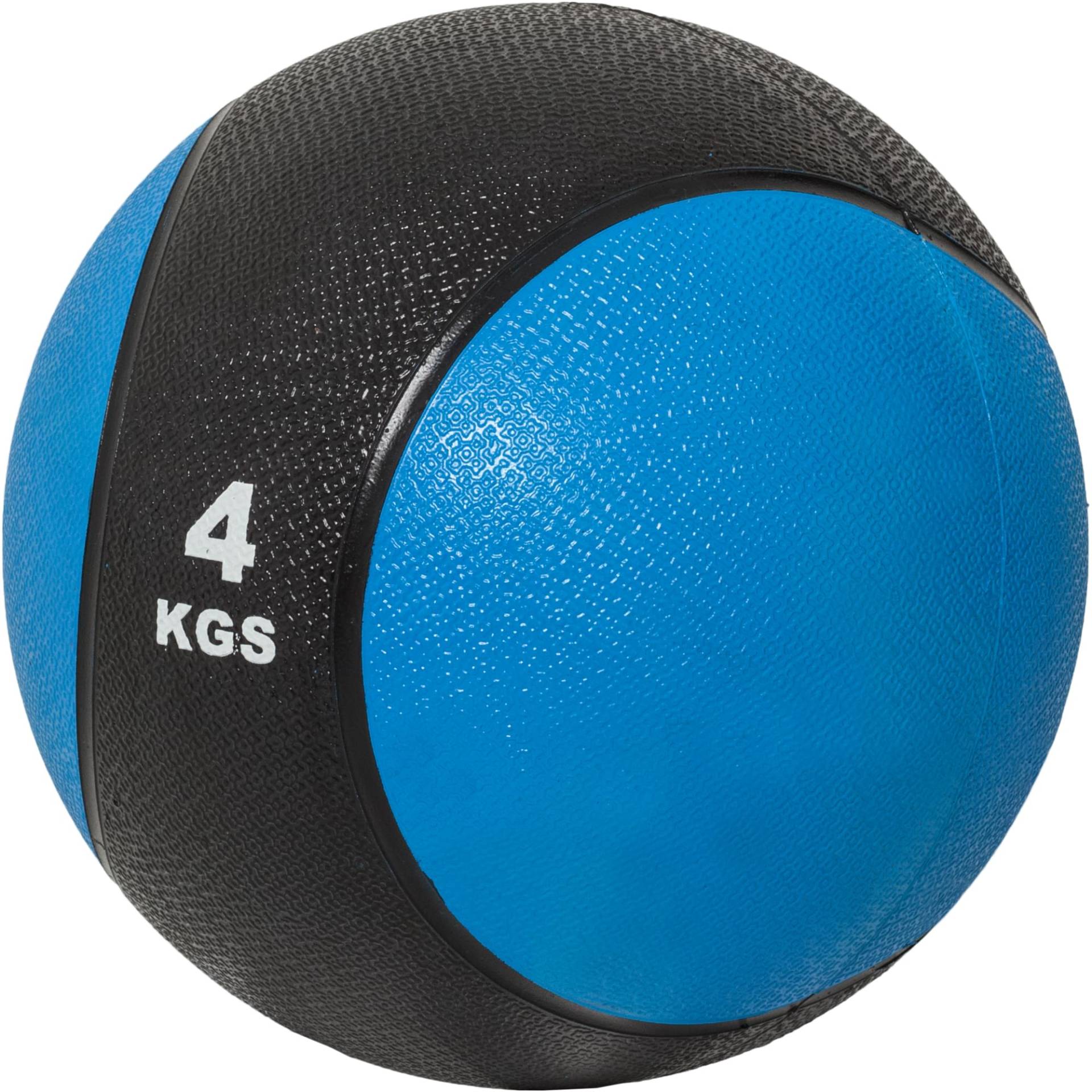 Medizinball aus Gummi Blau 4 kg von Gorilla Sports