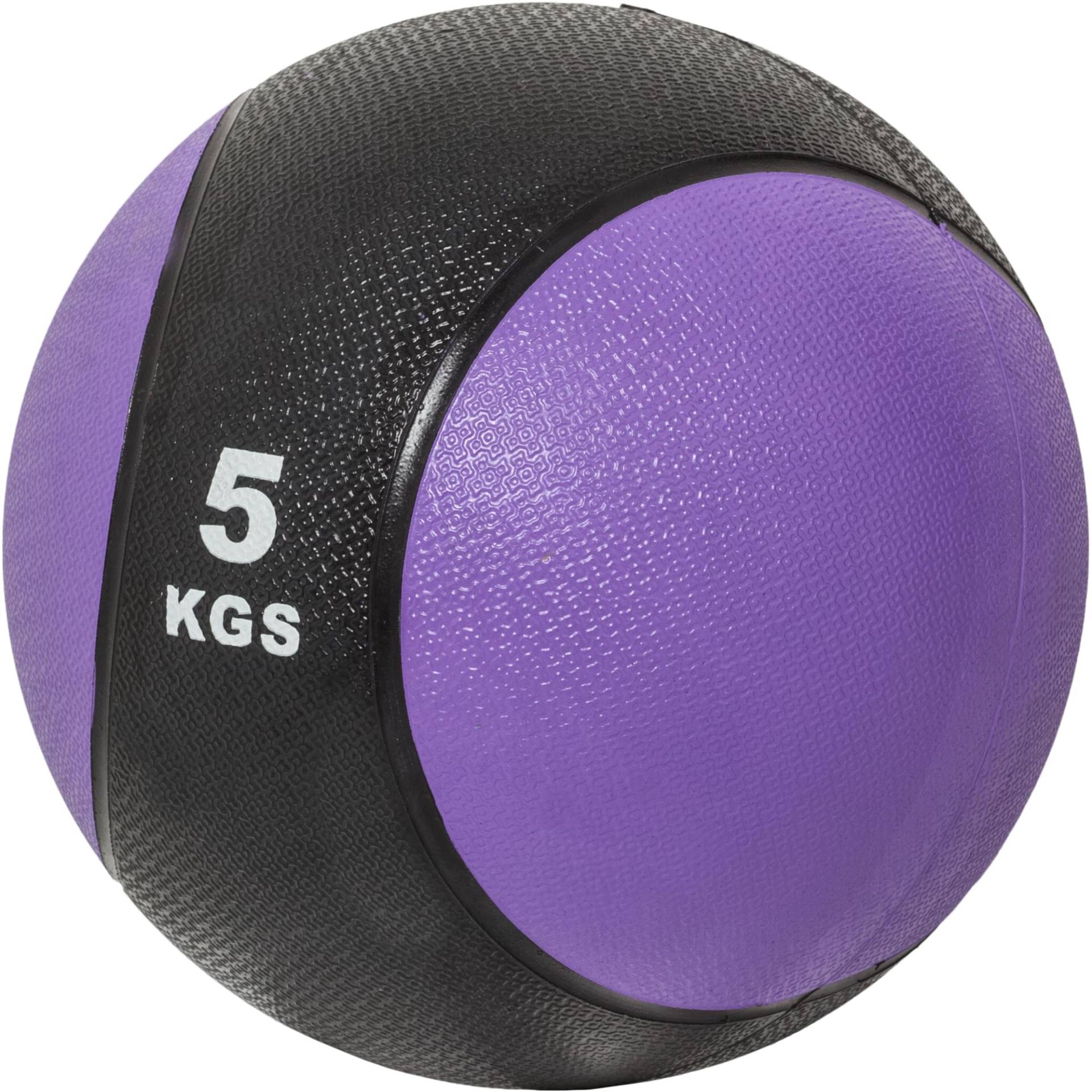 Medizinball aus Gummi Lila 5 kg von Gorilla Sports