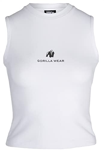 Gorilla Wear - Livonia Crop Top - Weiß -, M von Gorilla Wear