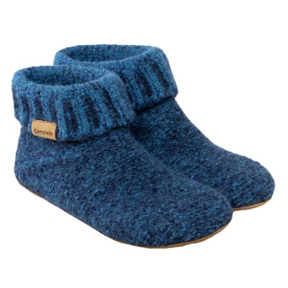 Gottstein Knit Boot (Blau 42 EU) Hüttenschuhe von Gottstein