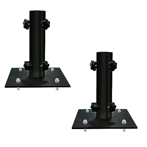 Goufride 2 x Terrassenschirmständer, multifunktional, Rasen-Design mit Erdspieß-Befestigung, einfach zu tragen, Tischschirm-Basis von Goufride