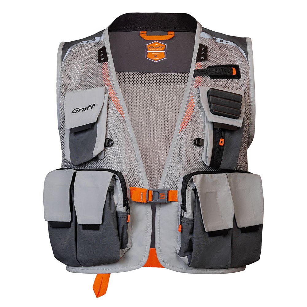 Graff Fishing Vest Grau 3XL Mann von Graff