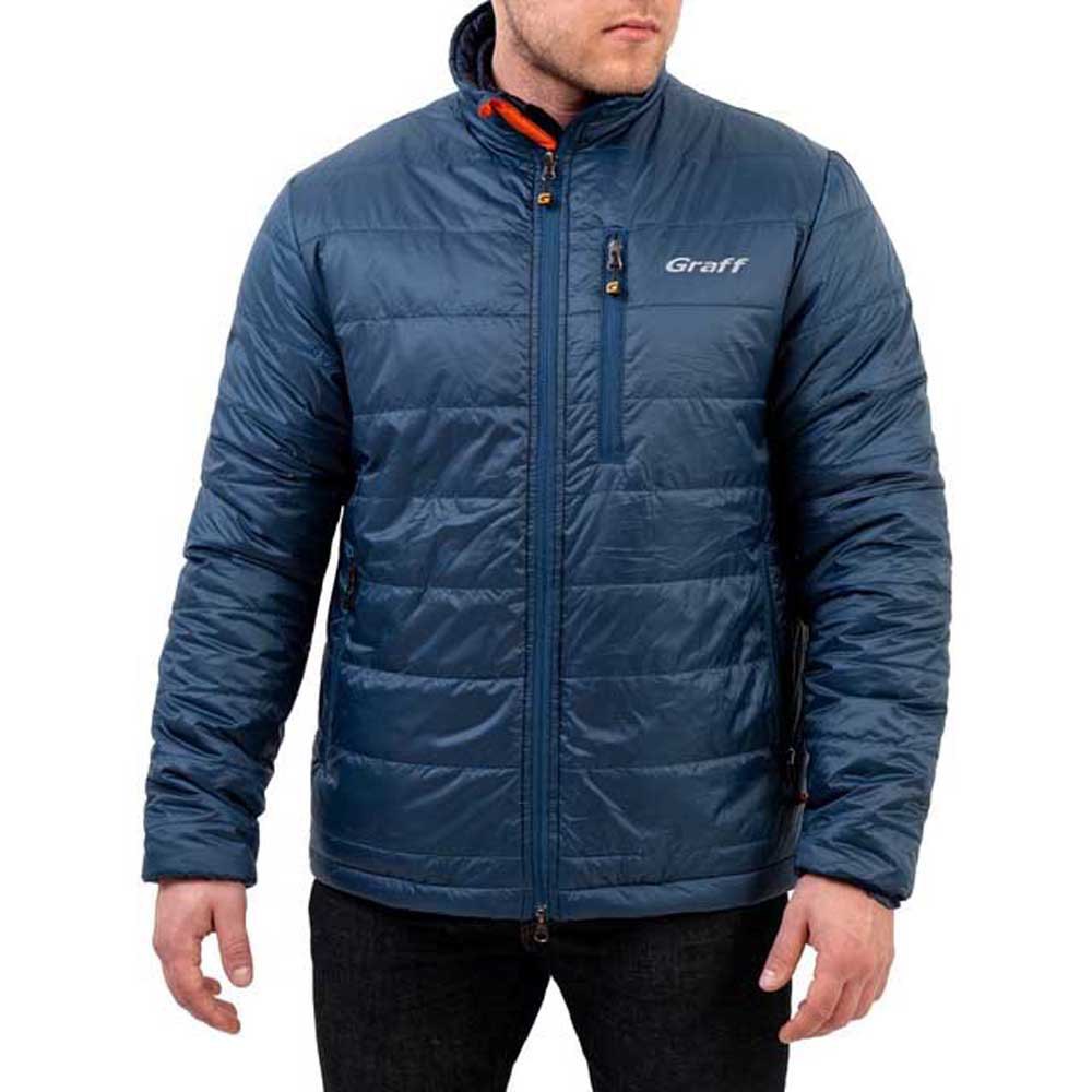 Graff Quilted Outdoor Jacket Blau L Mann von Graff