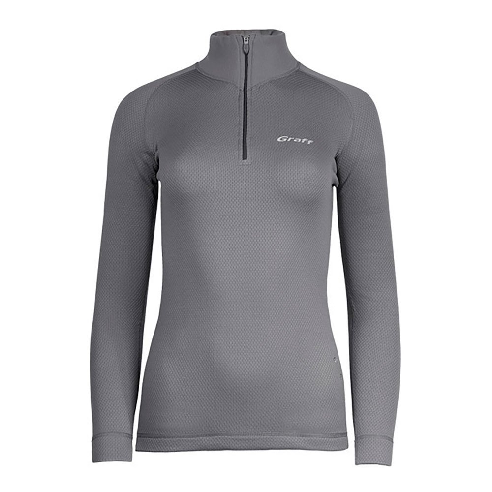 Graff Termo Active Duo Skin 300 Long Sleeve T-shirt Grau M Frau von Graff