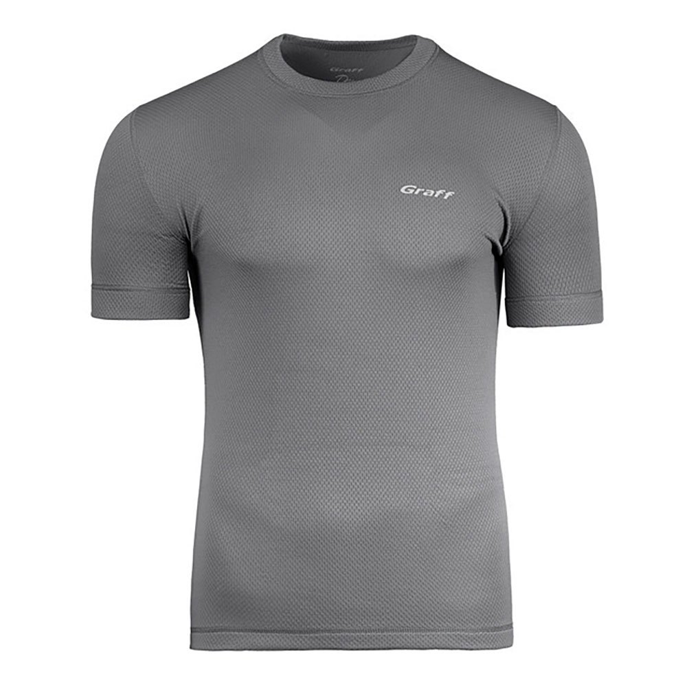 Graff Termo Active Duo Skin 300 Short Sleeve T-shirt Grau 5XL Mann von Graff