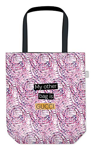 Grafik Werkstatt Einkaufstasche mit lustigem Spruch|Shopping-Bag faltbar | leichte Tasche | lila, 45 von Grafik-Werkstatt