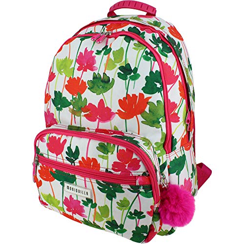 Grafoplas 37500166 Monilico Rucksack mit Tasche für Laptop Blumen von Grafoplás