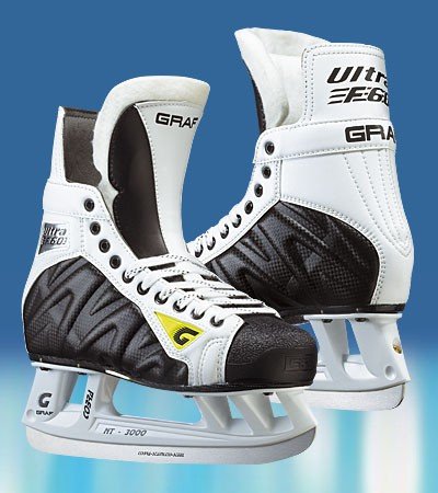 GRAF Ultra F60 Schlittschuhe schwarz/weiß Senior, Weite :EE, Größe:12 = 47 1/3 von Grafskates