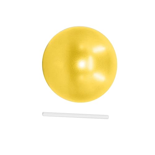 Gralara Pilates Ball für, 22,9 cm, Gymnastikball für Fitness Und Stabilität, GELB von Gralara