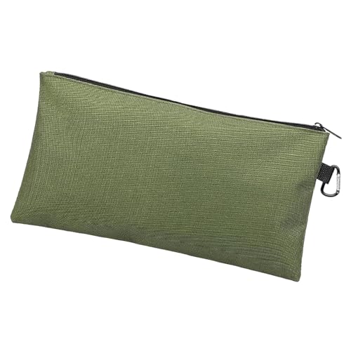 Gralara Reißverschlusstasche Mehrzweck Aufbewahrungsorganisator Utility Tasche 12 Zoll für Reisezubehör, Grün von Gralara