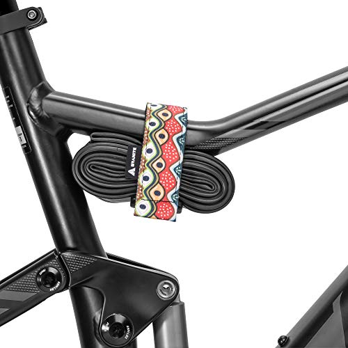 Granit Rockband+ MTB Rahmen Trägergurt für Schläuche und Fahrradwerkzeug-Set, Fahrrad-Aufbewahrungslösung zum Anbringen von zusätzlicher Ausrüstung an Ihrem Mountainbike und BMX-Bike (Welle) von Granite