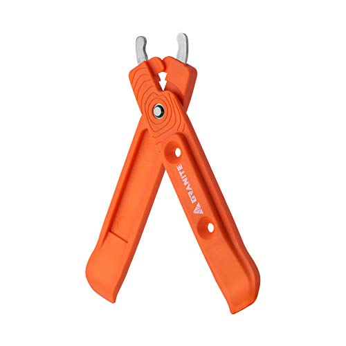 Granite Talon Reifenheber mit Fahrradkettenzangenfunktion, Schnellgliedentfernungswerkzeug für Fahrradketten, Mountainbike-Werkzeugset (Orange) von Granite