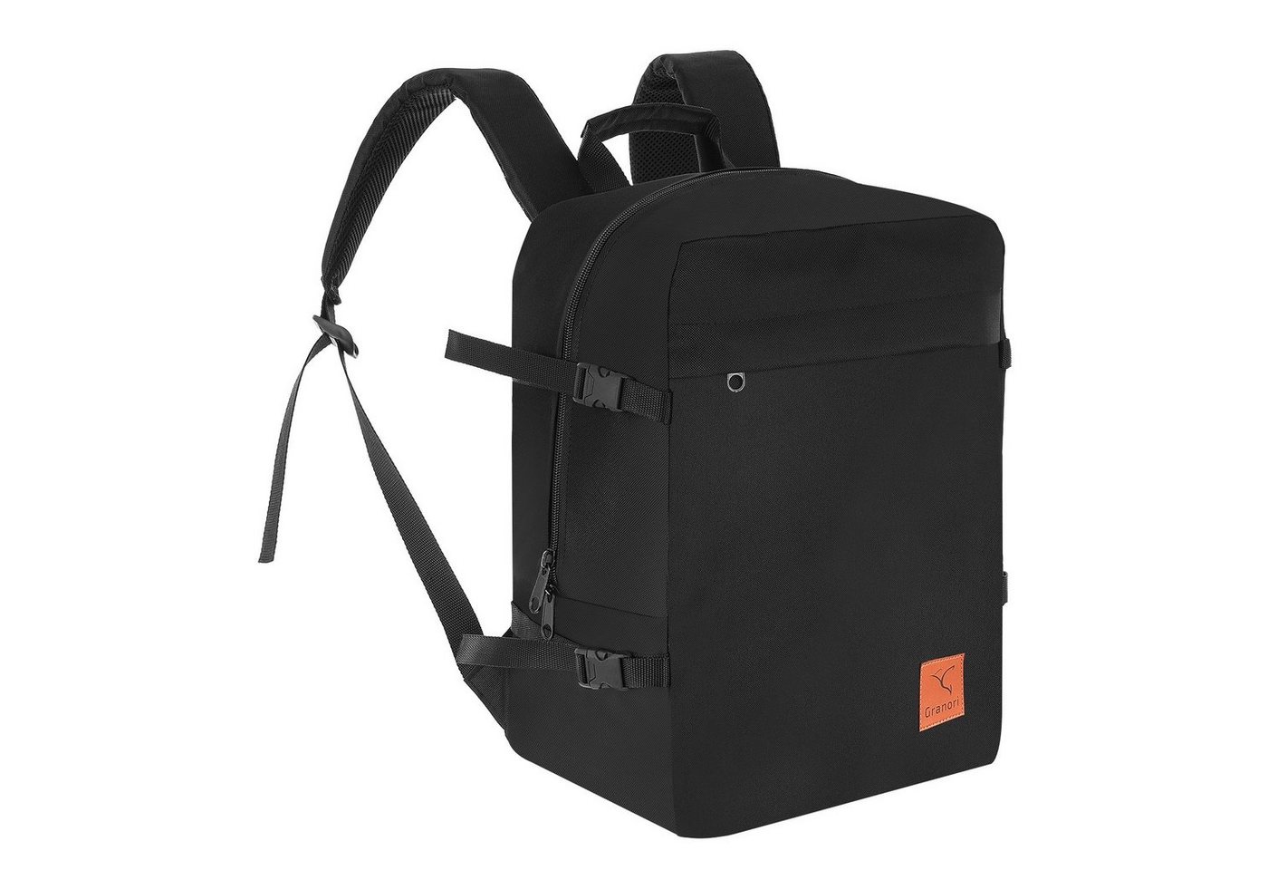 Granori Rucksack 40x30x20 cm Superior – Leichter Flugzeug Handgepäck Backpack 24 L, mit atmungsaktivem Rückenteil, Laptopfach und Kompressionsfunktion von Granori
