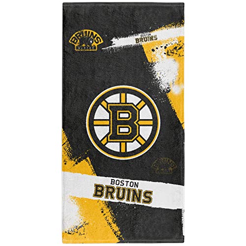 Boston Bruins NHL Spray Strandtuch 150x80cm von Great Branding