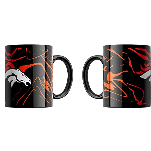 Great branding Denver Broncos NFL Classic Mug (330 ml) Camo Tasse - Stück, Mug-broncos-black-orange-#28355 von Great Branding