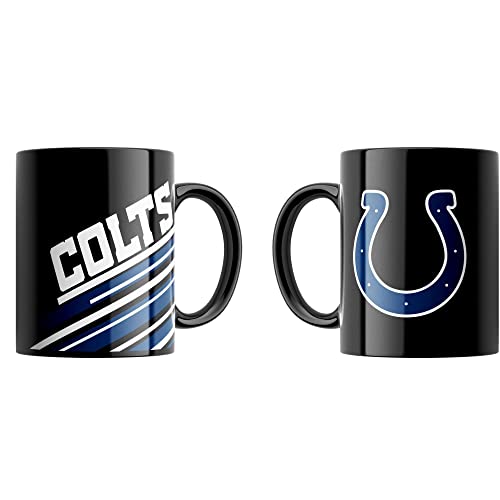 Great Branding Indianapolis Colts NFL Classic Mug (330 ml) Stripes Tasse - Stück von Great Branding