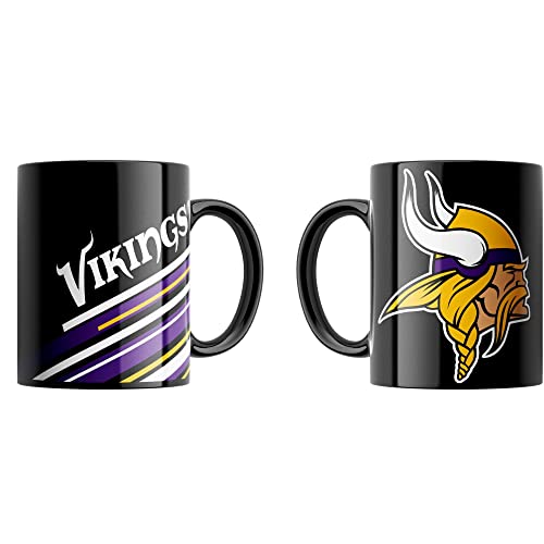 Great Branding Minnesota Vikings NFL Classic Mug (330 ml) Stripes Tasse - Stück von Great Branding