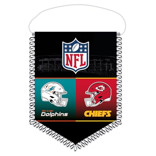 Great Branding NFL Frankfurt Game 21x28cm Wimpel - Dolphins vs. Chiefs von Great Branding