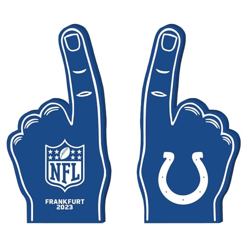 Great Branding NFL Frankfurt Game Indianapolis Colts Foam Finger Winkehand von Great Branding