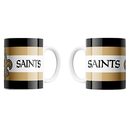 Great branding New Orleans Saints NFL Classic Mug (330 ml) Wallpaper Tasse - Stück, Mug-saints-beige-black-#28342 von Great branding