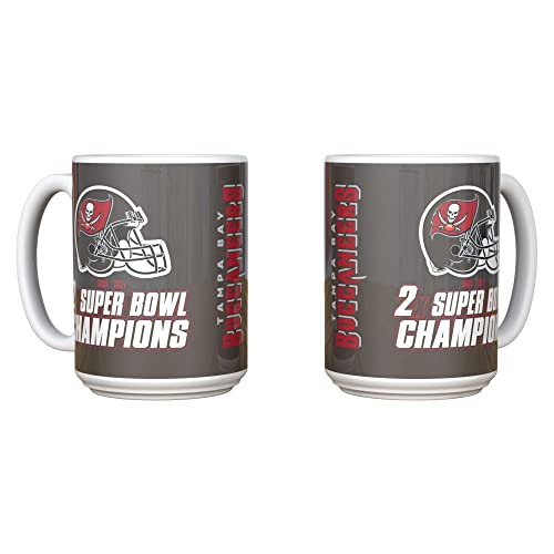 Great Branding Tampa Bay Buccaneers Super Bowl Champions Jumbo NFL Becher (440 ml), Dunkelgrau von Great Branding