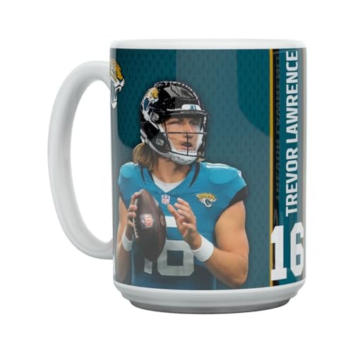 Great Branding Trevor Lawrence Motion Jacksonville Jaguars NFL Tasse 450ml von Great Branding